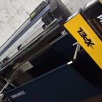 At Pro Touch we us a Plotter Machine to Pre-Cut our Paint Protective Films & Window Tinting Products.