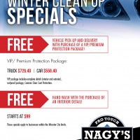 Check out the Winter Clean Up Specials at Nagy's Pro Touch in Wooster Ohio