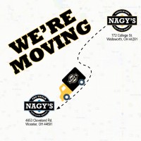 Nagy's Power Sports will be moving to 4653 Cleveland Road Wooster.